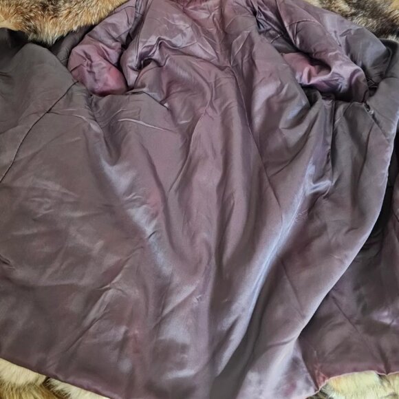 Stunning Vintage Real Genuine Crystal Fox Fur Coat - Picture 7 of 8